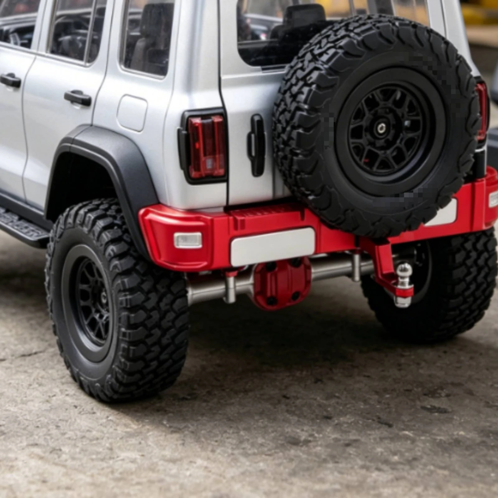 Aluminum Rear Bumper Anodized RC Rear Bumper Model Car Accessory Solid Upgrade Replacement Part