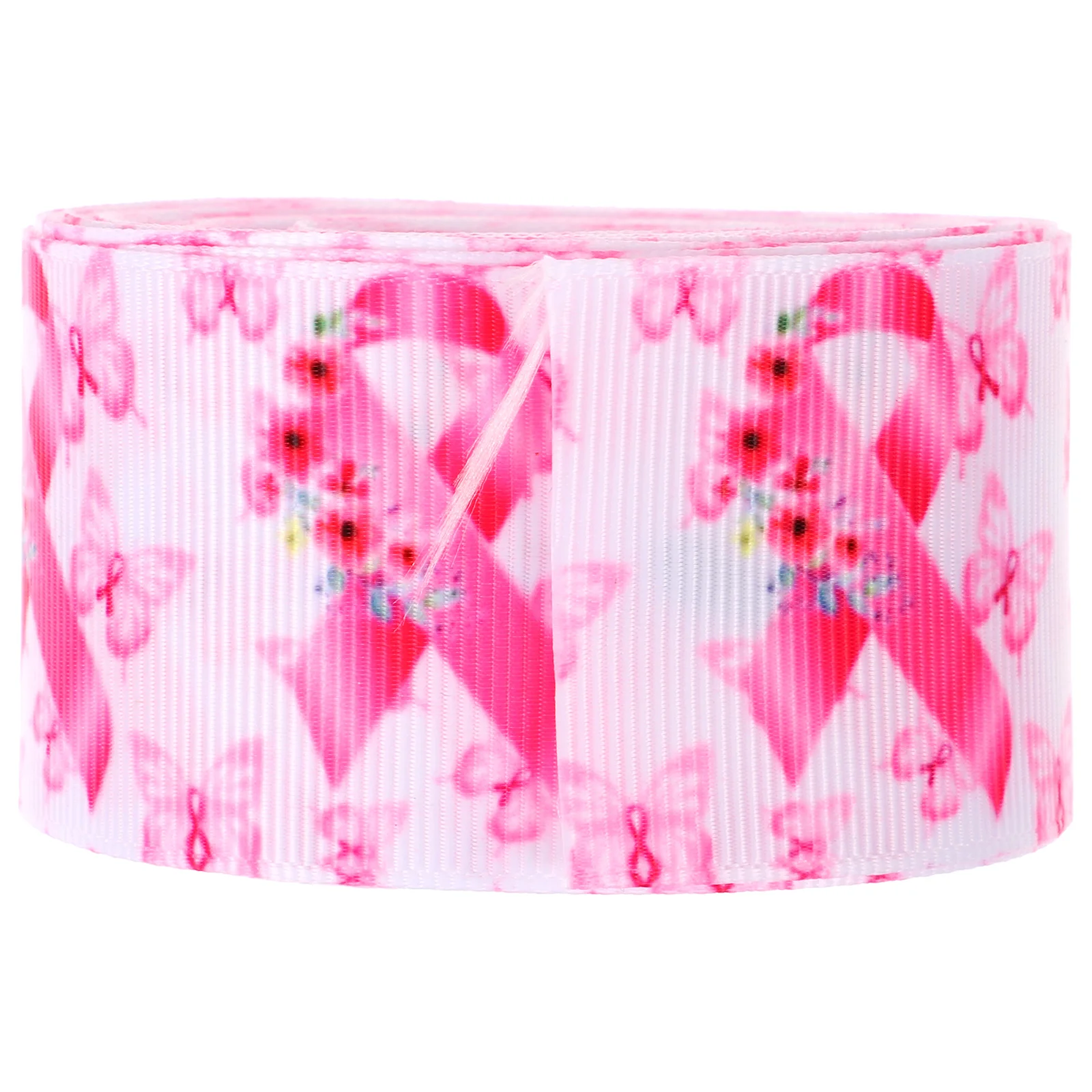 

Pink Ribbon Cancer Awareness DIY Headb s Decorative Hair Breast Cancer Ribbon Awareness Craft Supplies Female Accessory Ribbed