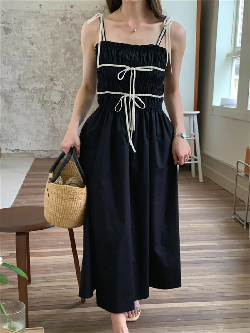 

Alien Kitty Chic A-Line Slip Dress Fashion Women Slim Gentle Vacation Summer Loose 2024 Daily Office Lady High Street Casual