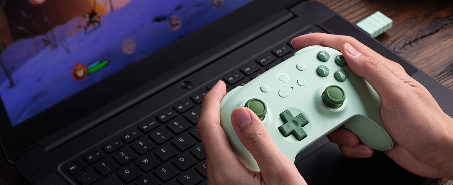 8BitDo Transparent Black Ultimate 2C 2.4G Wireless Gamepad Gaming Controller für Windows, Android, Hall-Effekt Windows 10 – Detail 13