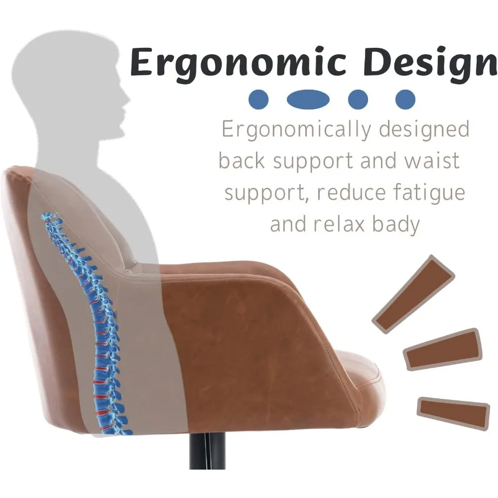 Barhocker 2er-Set, höhen verstellbare Barhocker mit Rückenlehne, Bar stühle