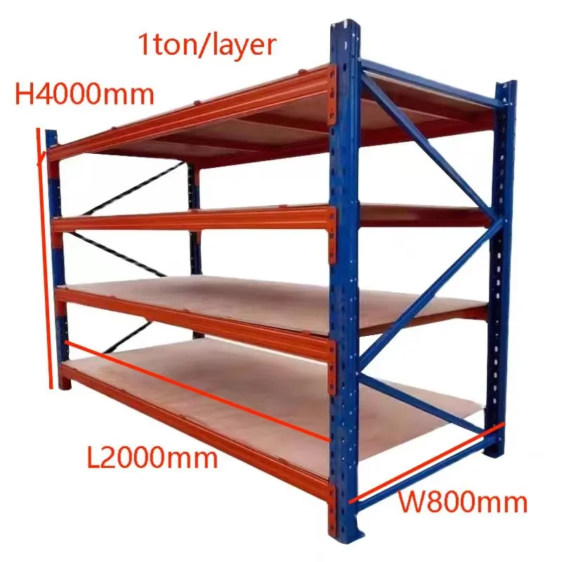 Hoch Leistungs Lager Metall  Regal Trägt 1-3 Tonnen Gewicht Drive-In-Rack Mit Palette