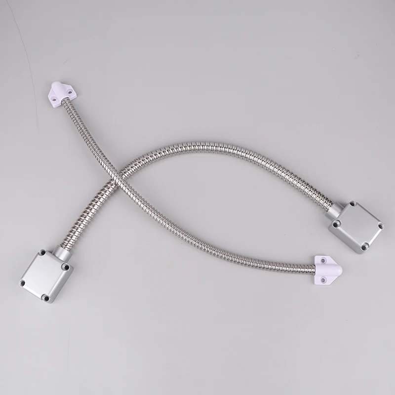 Door Loop Exposed Mounting Protection Sleeve Access Control Cable Stainless Steel Hidden Wire Line Protect Armored Metal Tube
