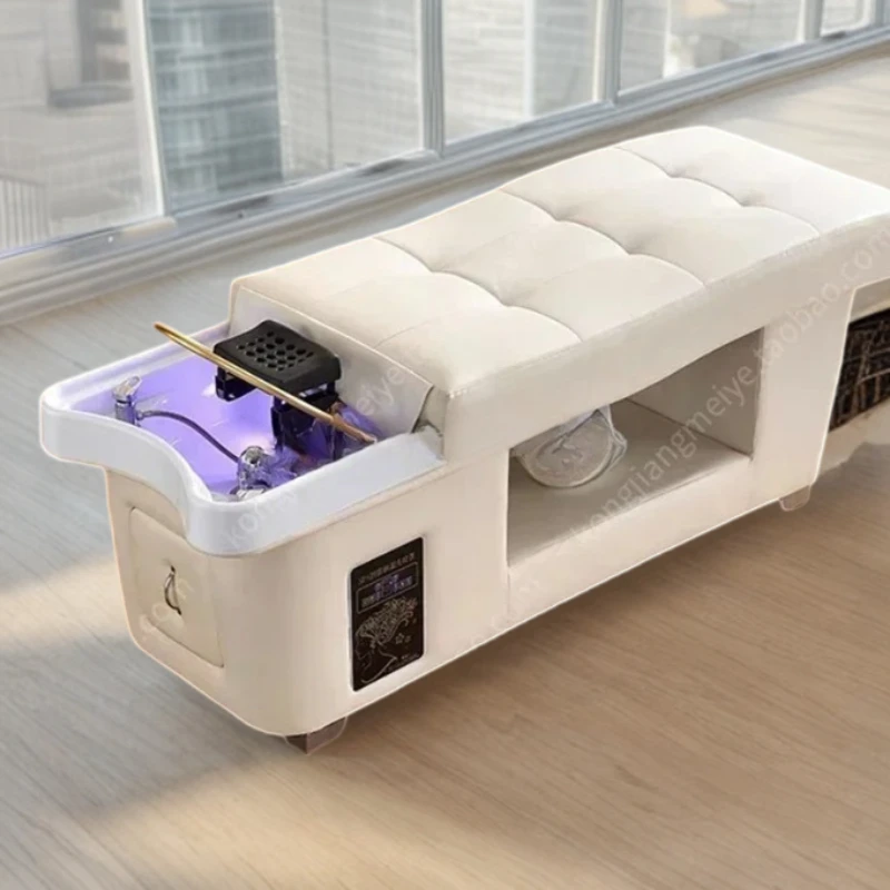 التبخير كرسي الشامبو الياباني الجمال تداول المياه معدات الشعر كرسي صالون Lettino Massaggio الأثاث MQ50XF