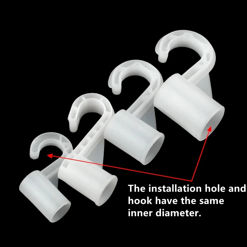 2 ~ 10 قطعة I.D 12 ~ 25 مللي متر البلاستيك سماكة هوك خزانة اكسسوارات DIY بها بنفسك لوازم الحفلات بسيطة القماش خزانة الأطفال خيمة المفاصل