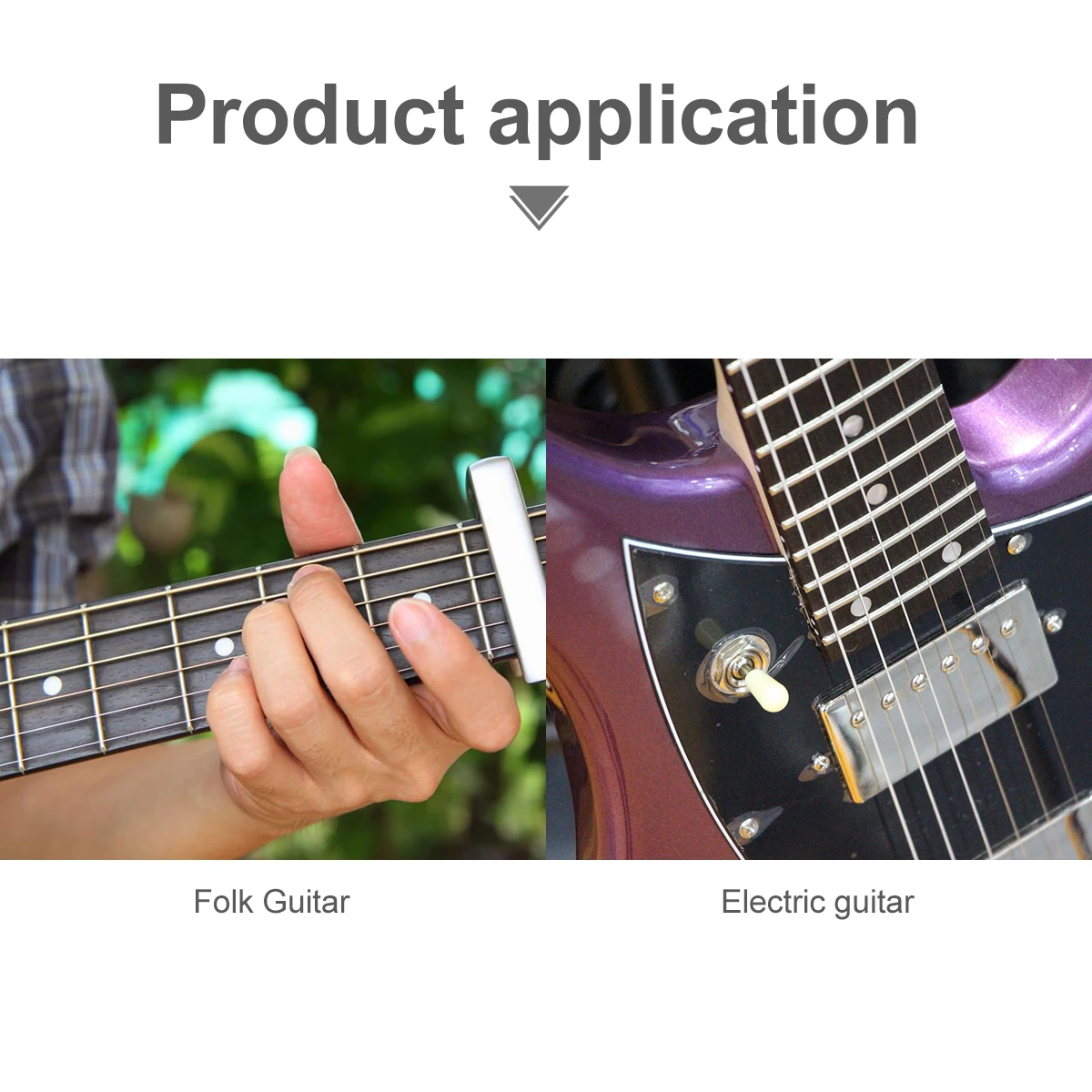 

Guitar Capo Guitars Tune Trigger Flat Change Clamp Key Capo for Acoustic Electric Guitar/ Ukulele/ Banjo/ Mandolin