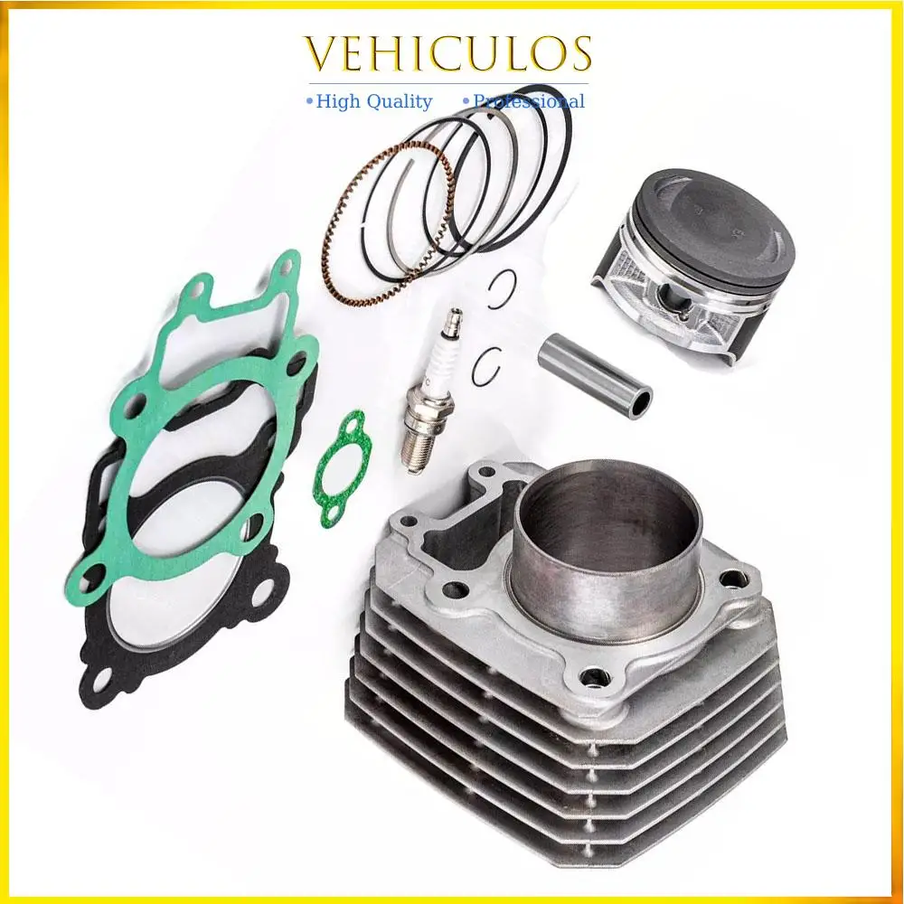 13001-1663 11005-1965 1set Cylinder Jug Top End Piston Gaskets Kit For Kawasaki Bayou 250 KLF250A 2003-11 11061-1104 13008-1209