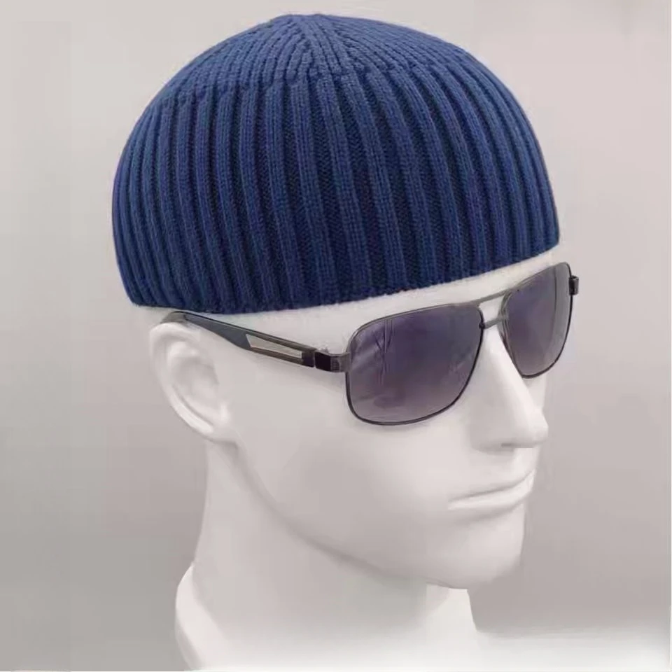 Chapéu de malha de crochê para homens Kippah Hijab, Turbante Judaico, Algodão, Kippah Islâmico, Colthing Turco, Frete Grátis, Inverno