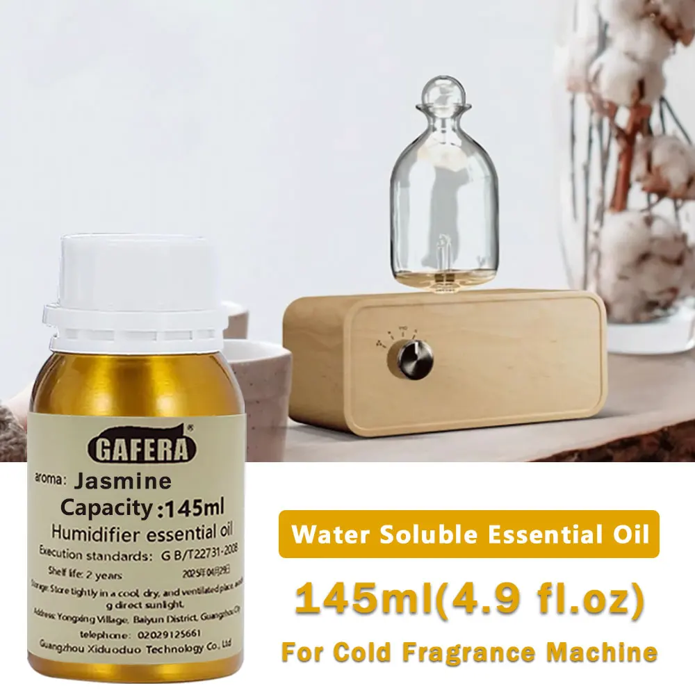 

GAFERA 145ml(4.9 fl.oz) Jasmine/Ice Age/Miss Coco Essential Oil - For Cold Fragrance Instrument & Humidifier/Diatom Mud Diffuser