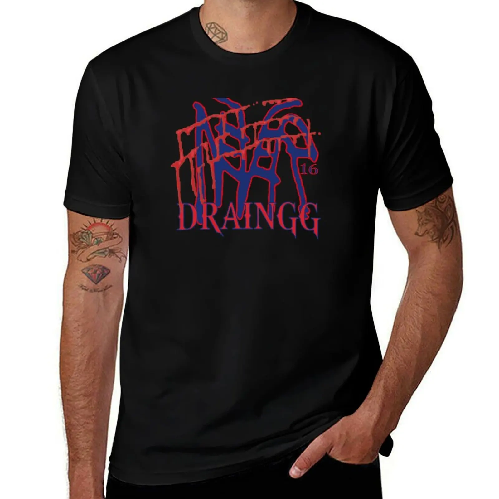Bladee Eversince Rainworld Tour - Camiseta Drain Gang de manga corta para trabajo diario