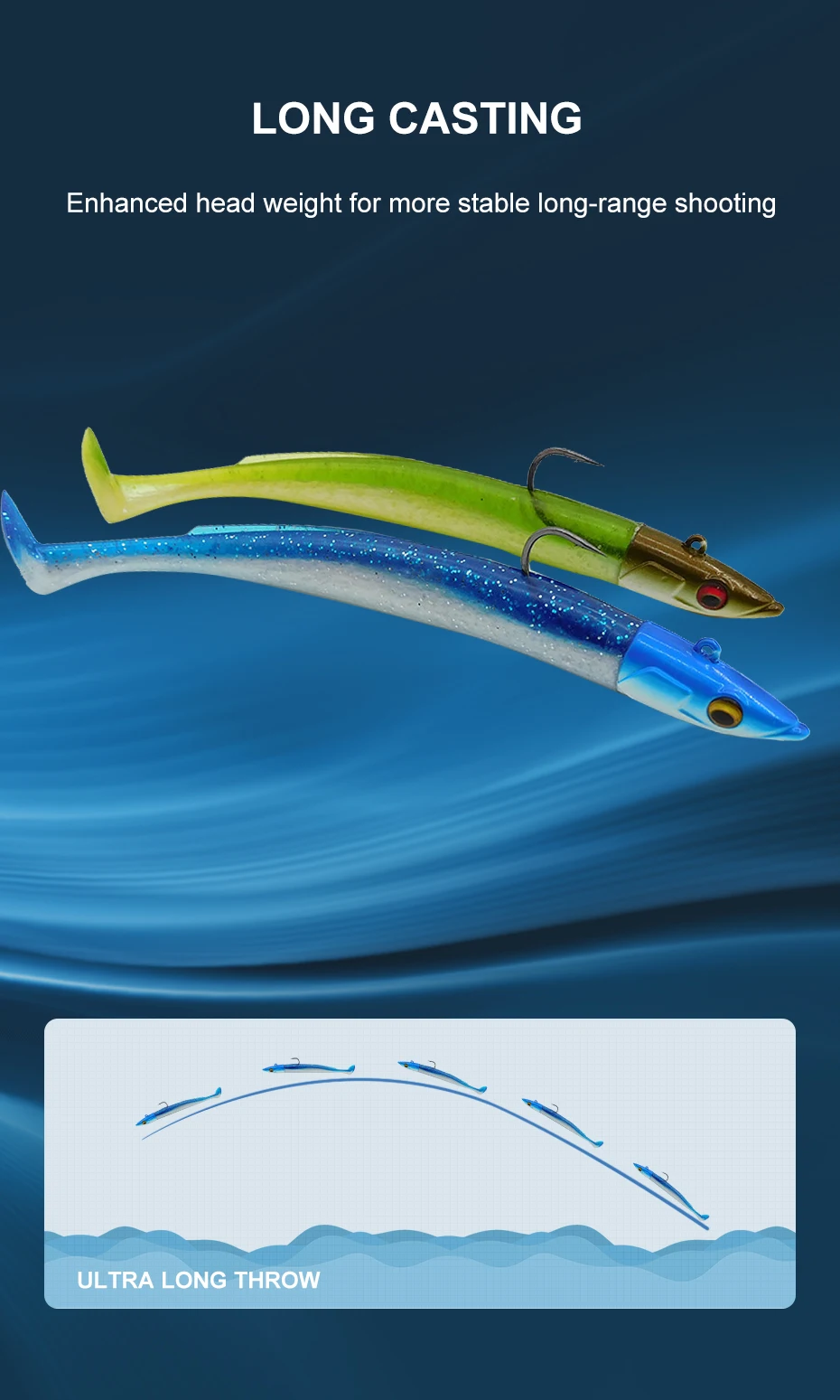 ESFISHING Weiche Angelköder Leurre Souple Crazy Paddle Tail 150mm Swimbait Lebensecht für Hecht Barsch Forelle Pescas – Detail 2