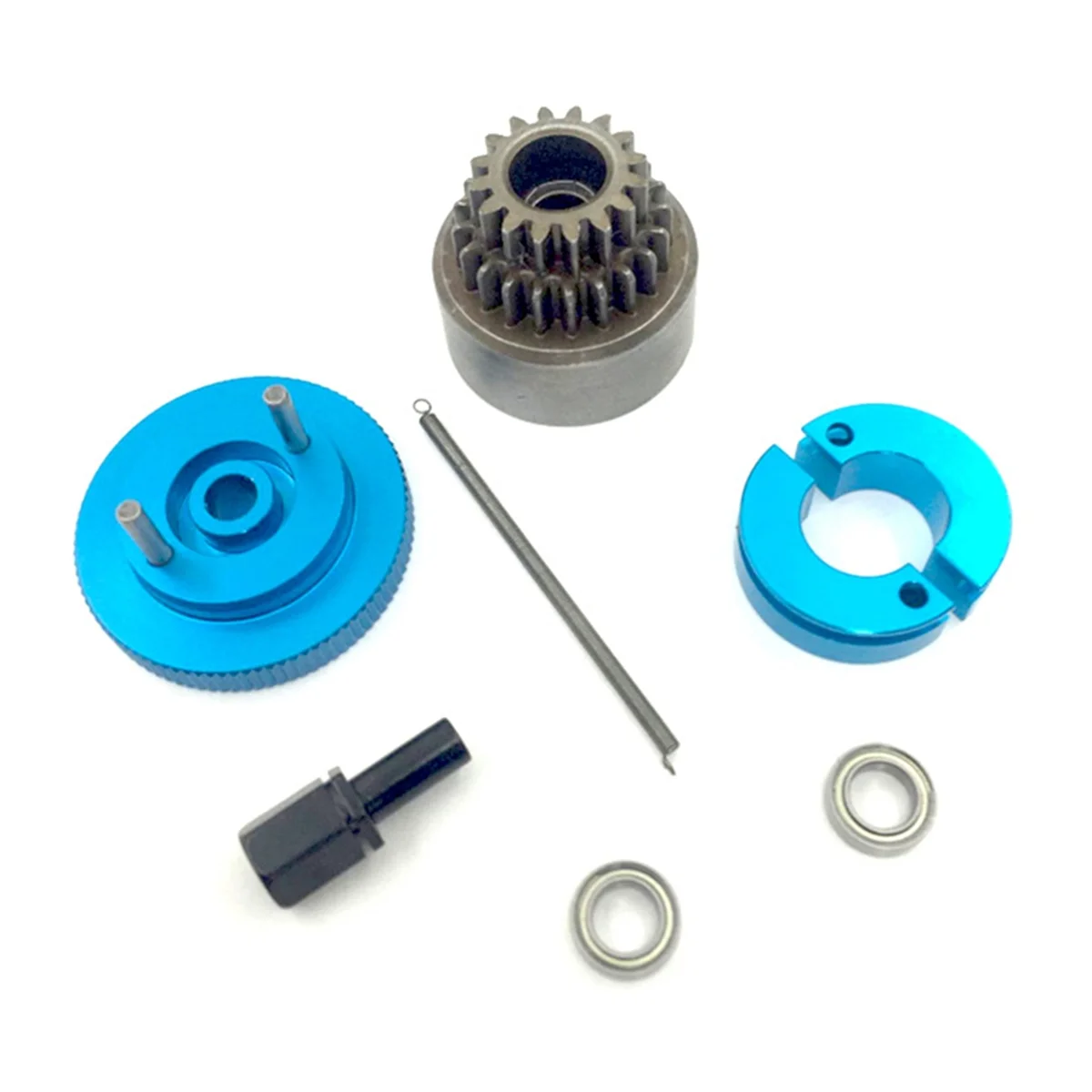 RC Gear Two Speed Clutch Set Bell Springs Flywheel Bearings Axle Kit for 1/10 RC Nitro Engine Car 94122 02023 02048