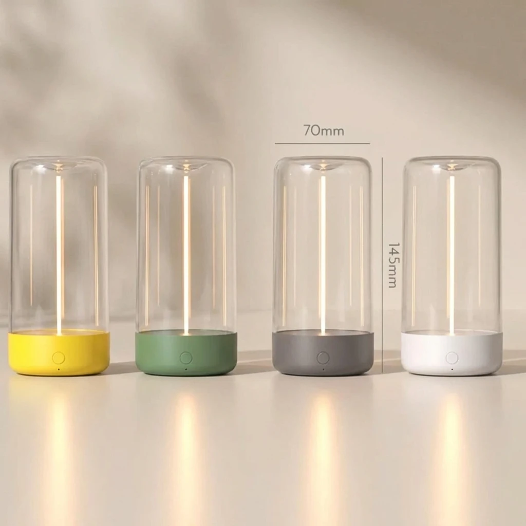 Quantum Wire Portable Ambient Magnetic Light with Type-C Charging Eye Protection for Bedroom Study Camping - Christmas Gift