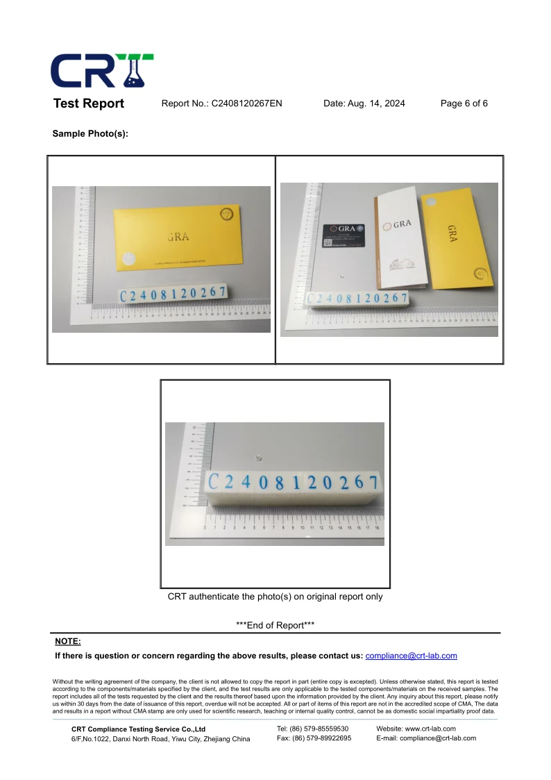 Pass Diamond Tester Stift Lose Edelsteine Moissanit Steine für Schmuck mit GRA 100 % echter Moissanit zertifiziert im Labor gezüchtet