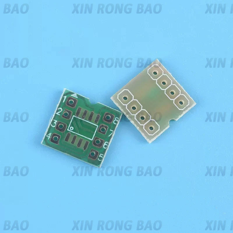 10PCS SOP8 turn DIP8 / SMD to DIP IC adapter Socket SOP8/TSSOP8/SOIC8/SSOP8 Board TO DIP Adapter Converter Plate 0.65mm 1.27mm