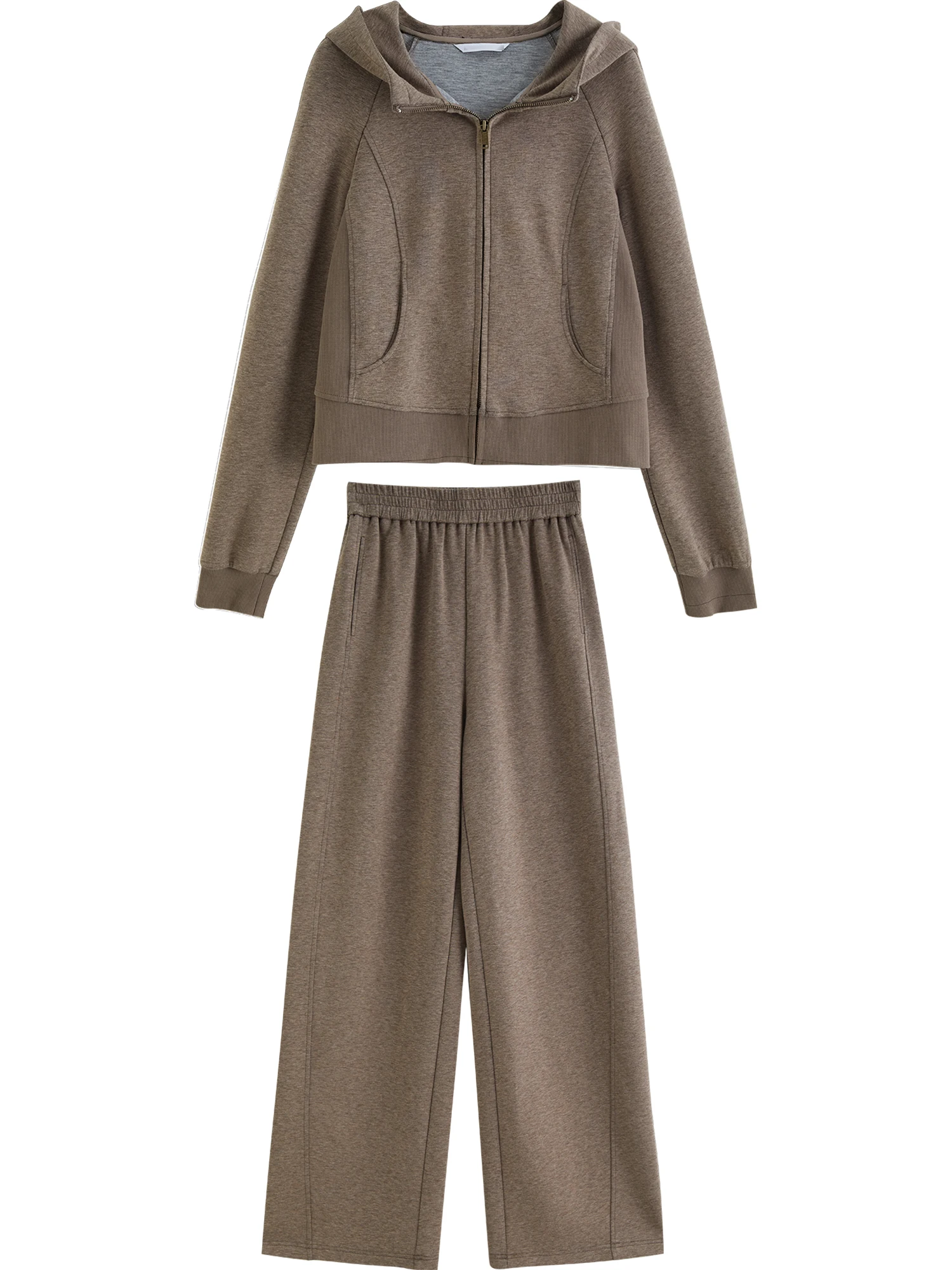 ZIQIAO Amerikanischer Streetwear-Stil Lässige Kapuzenjacke Lässige Hose Hoodie-Set für Damen 2026 Neuerscheinung Herbst-Outdoor-Outfits – Detail 28