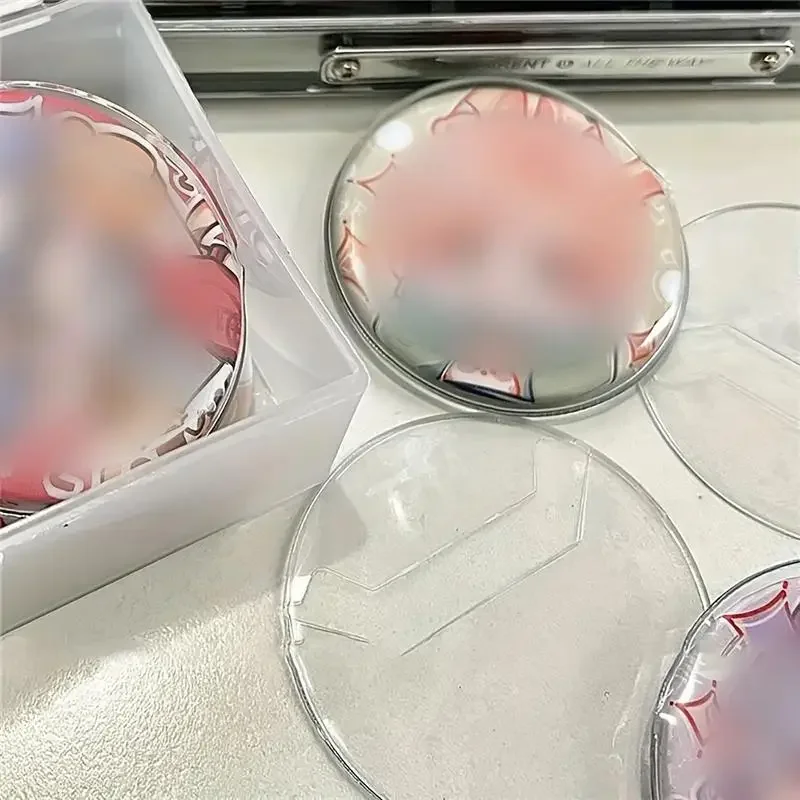 

10/20PCS Transparent Pvc Pins Badgedisplay Sleeve Round Badge Protective Case Anime Badges Decor Protector Ita Bag Accessories