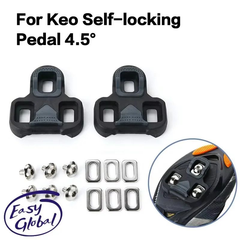 Rennrad-Stollen, kompatibel mit aussehendem, selbstsicherndem System, Fahrradpedals, Schuhe – 4,5 Grad schwimmerndes Fahrradpedal-Zubehör