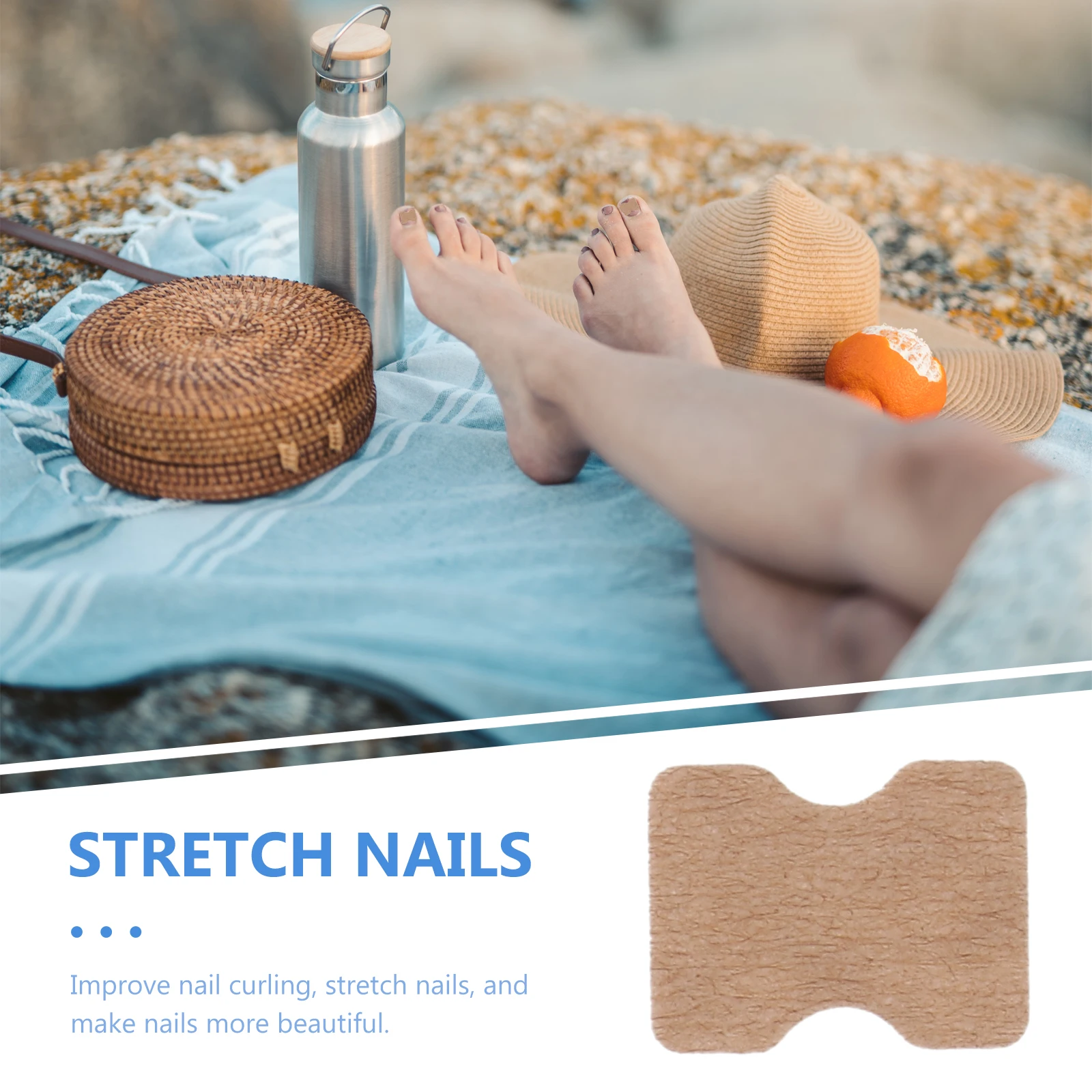 

10-листый пластырь для вросших ногтей, эффективная тяговая сила, ортопедические наклейки для ногтей для ремонта ногтей и комфорта ног, ежедневное использование