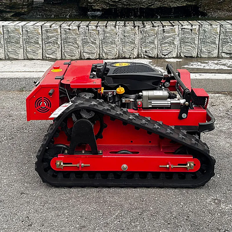 Customized Customized Small Garden Grass Cutting Machine Remote Control Lawn Mower Mini Rc Robot Lawn Mower With Snow Plow Attac