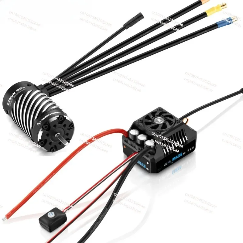 Hobbywing EzRun MAX6 G2 200A ESC 4990 1650KV Motor Sensored Brushless For  RC Car Accessories