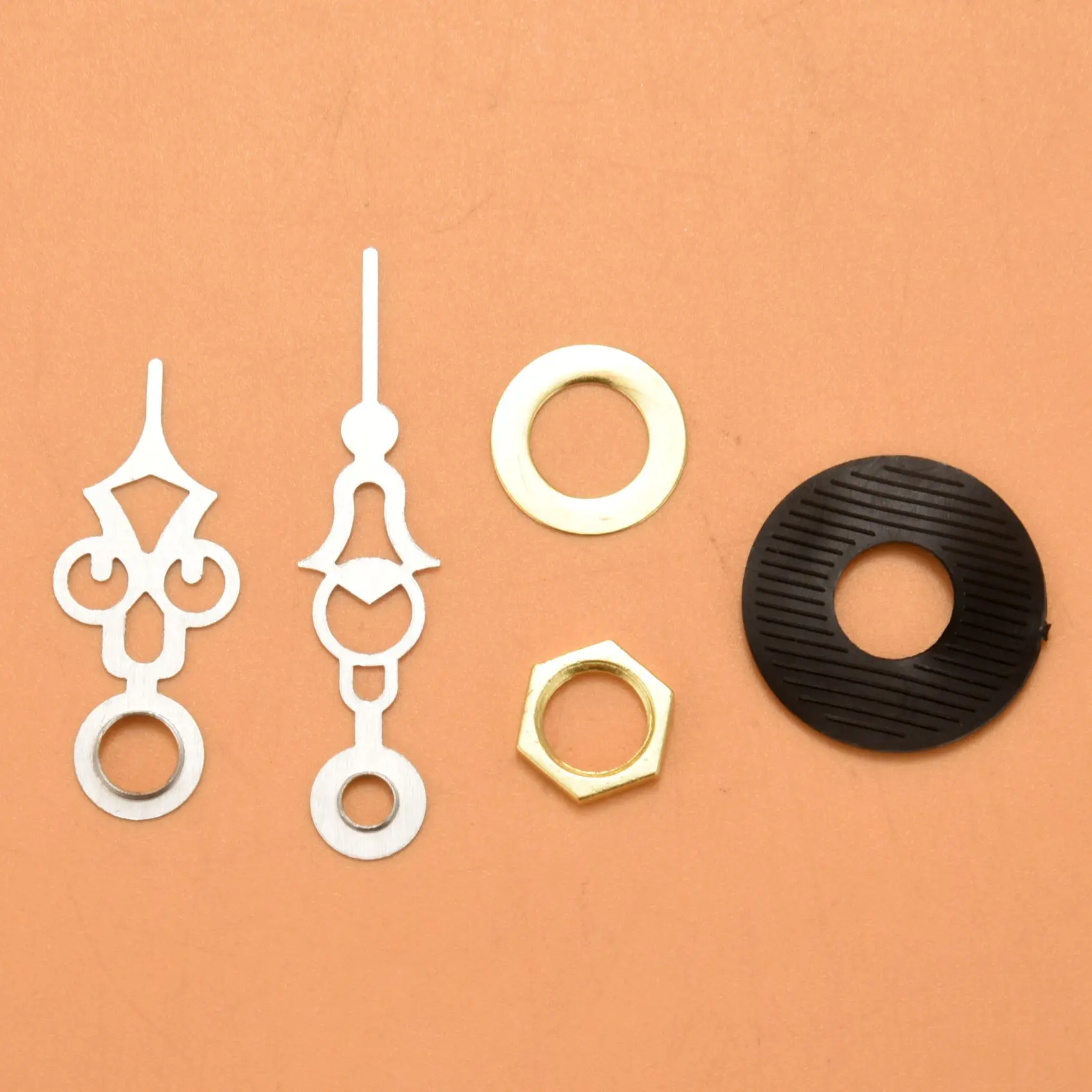 معظم DIY ساعة الملمس المعدني الإبداعية ساعة الحائط الرجعية ساعة الحائط حركة الملحقات #2