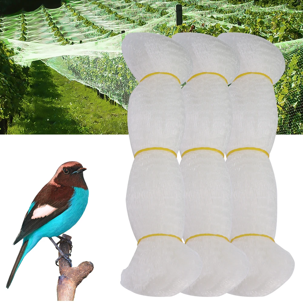 

4x1-20M Garden Anti-bird Netting Nylon Fence Poultry Mesh Pest Barrier Protective Net for Protect Vegetable Plants Fruit Trees