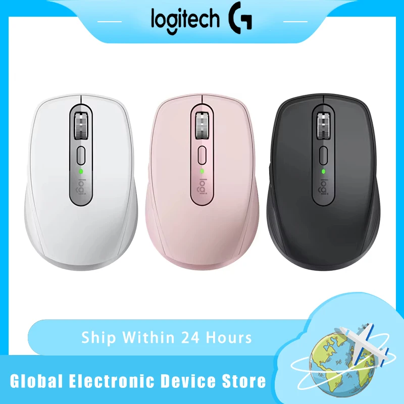 

Logitech Master Series MX Anywhere 3S Wireless Mouse Bluetooth for Women's Office Use with Tablet Charging