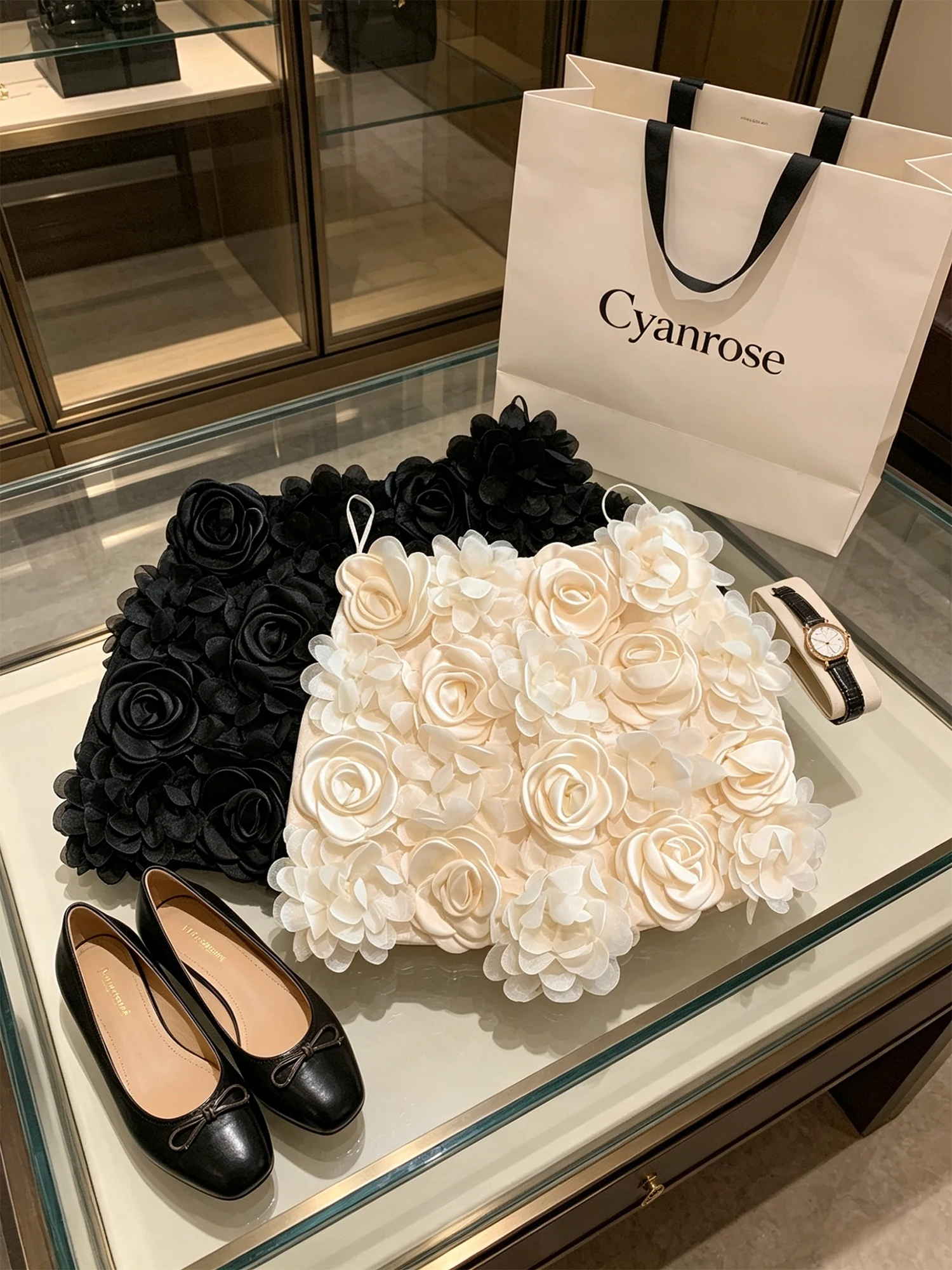 Women's Apricot Rose Floral Skirt Y2K Gyaru Short Skirt Korean Style Vintage Stylish Elegant A-line Mini Skirt for Women Summer