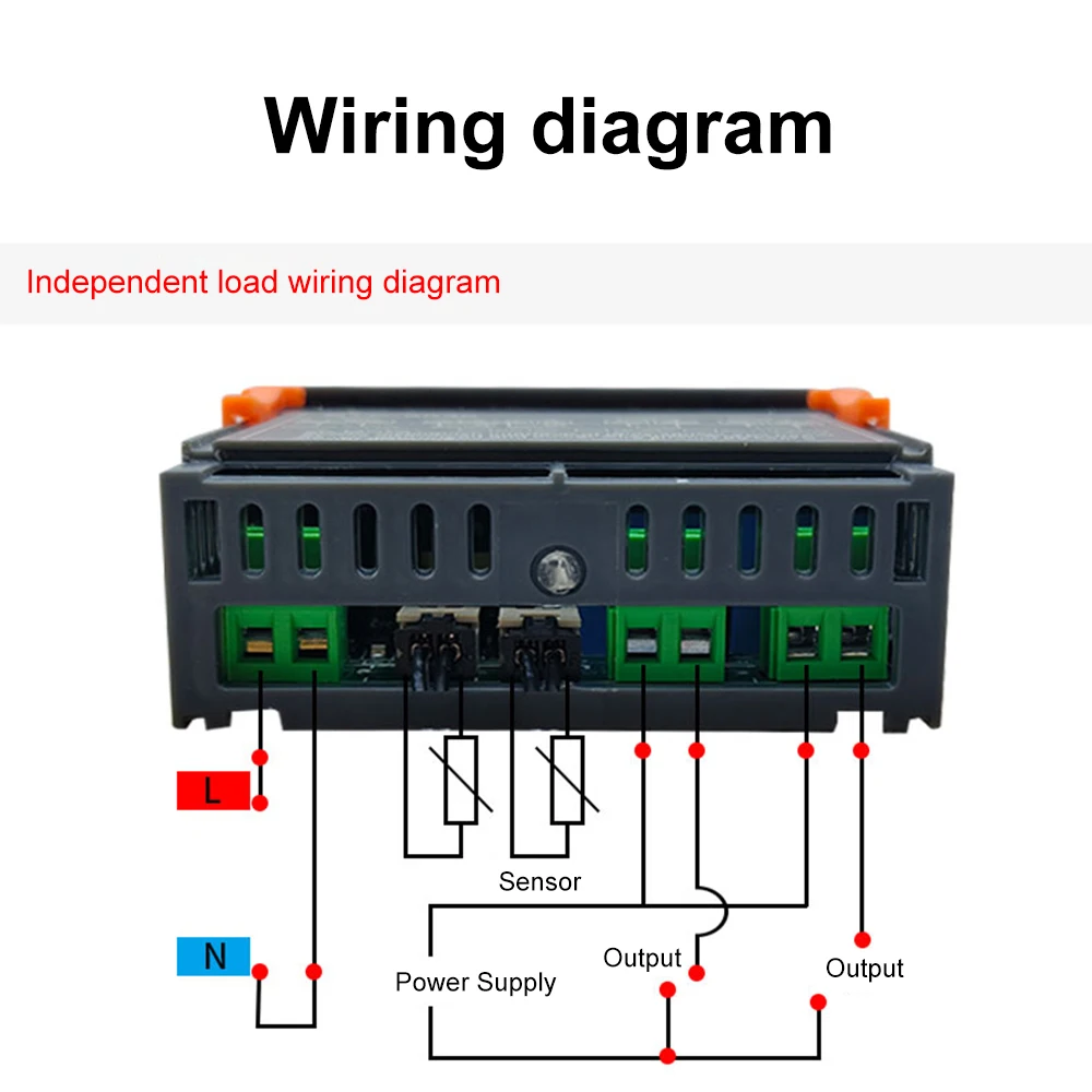 STC-3029/STC-3030 DC 12V 24V AC 220V doppio controllo digitale dell\'umidità igrometro Controller incubatore rilevatore di umidità del suolo