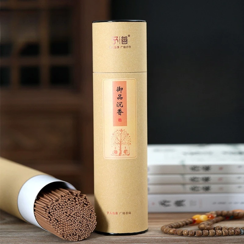 500g Sandalwood Incense Sticks Household Temple Worship Study Rooms Meditation Calms Mind Promotes Sleep Purifies Air Joss Stick