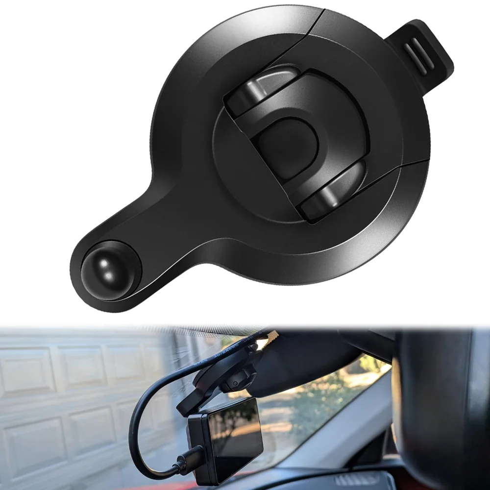Universal Dash Cam Suction Cup Mount for Garmin, 010-12530-25 Fits Most Dash Cams with Garmin, including the Dash Cam Mini