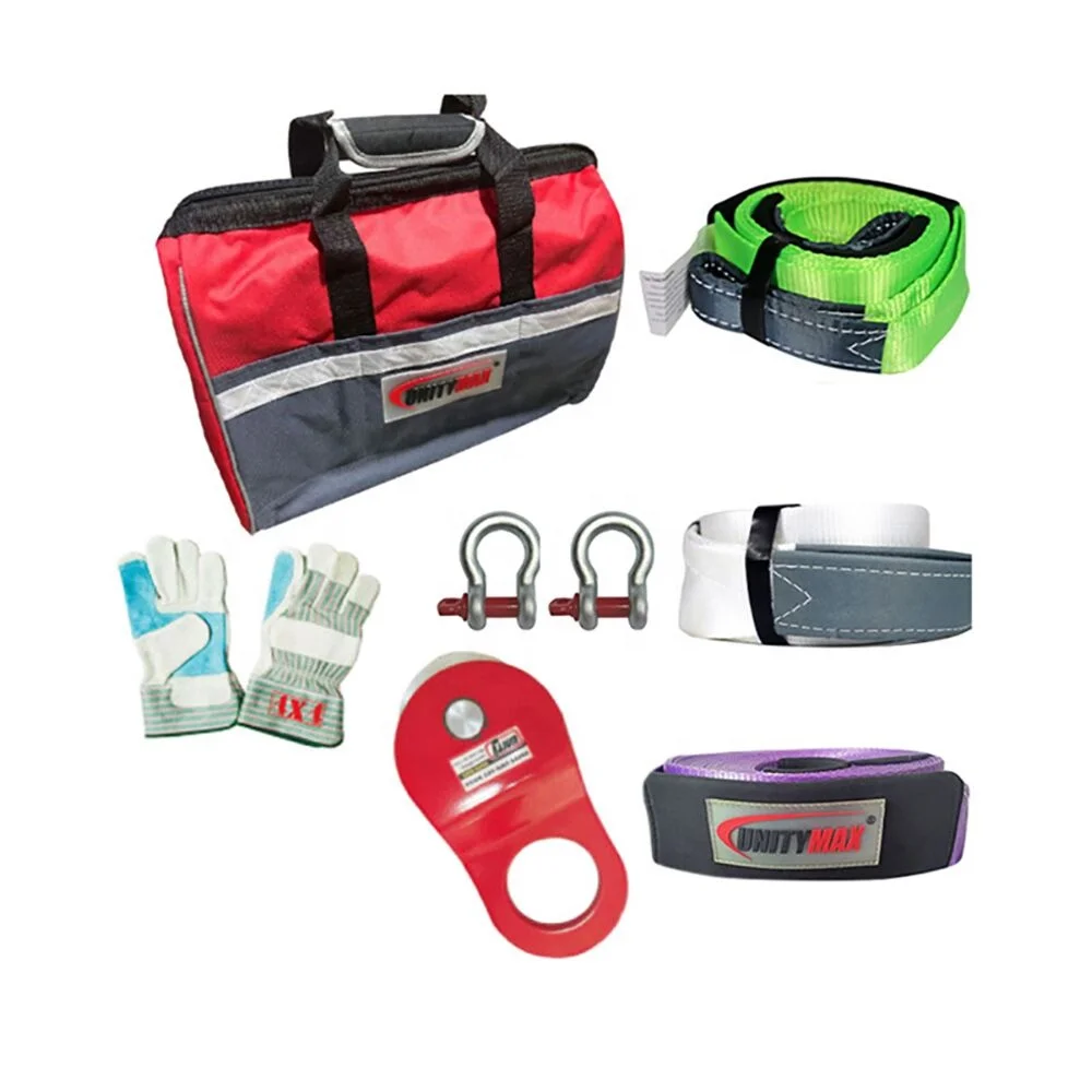 

off road accessories / winch recovery kit with snatch block Custom Recovery