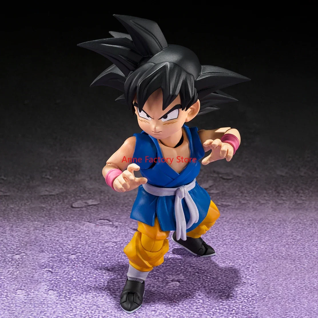 

In Stock Bandai SH Figuarts SHF Dragon Ball Innocent Challenger Son Goku GT Anime Action Figures Toys Models Collectible Hobby