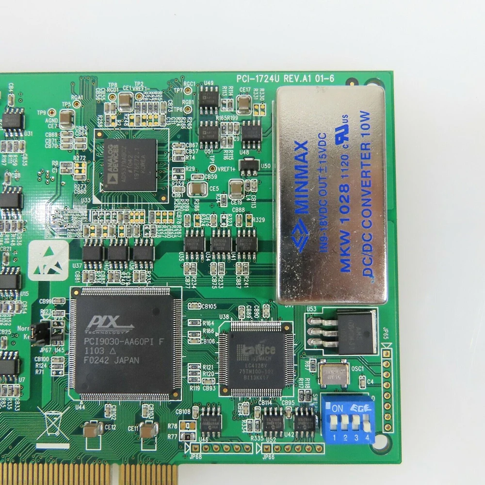 Advantech 데이터 캡처 카드용 PCI-1724U REV.A1, 14 비트, 32 채널 절연 아날로그 출력 카드