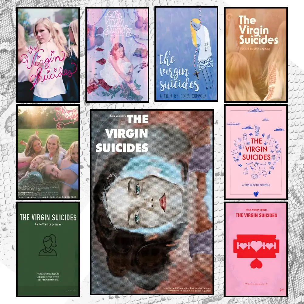 Movie Cult Dark The Virgin Suicides Poster Wall Art Poster HD Waterproof PP Print Bedroom Living Room Office Decor Gift