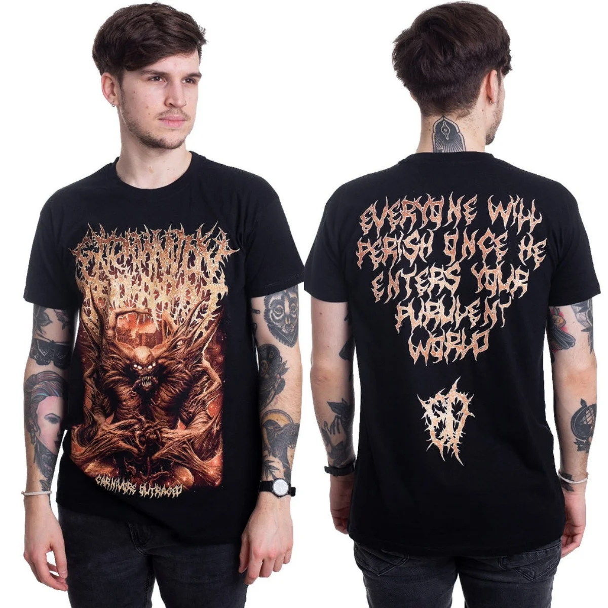 Hip Extermination Dismemberment Grafik-Baumwoll-T-Shirt, Unisex, Sommer, kurzärmelig, modisches Marken-T-Shirt, luxuriöses, lässiges Vintage-T-Shirt – Detail 7