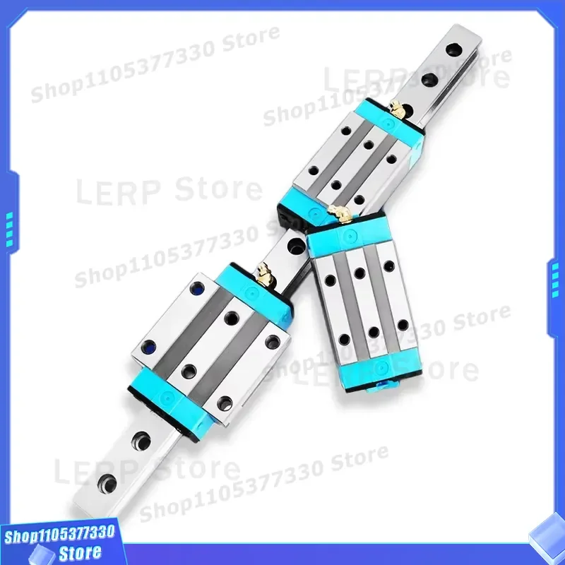 Heavy Load Linear Roller Guide 100mm to 3000mm Low Noise CNC Machine Rail Precision Sliding Block for Industrial Automation
