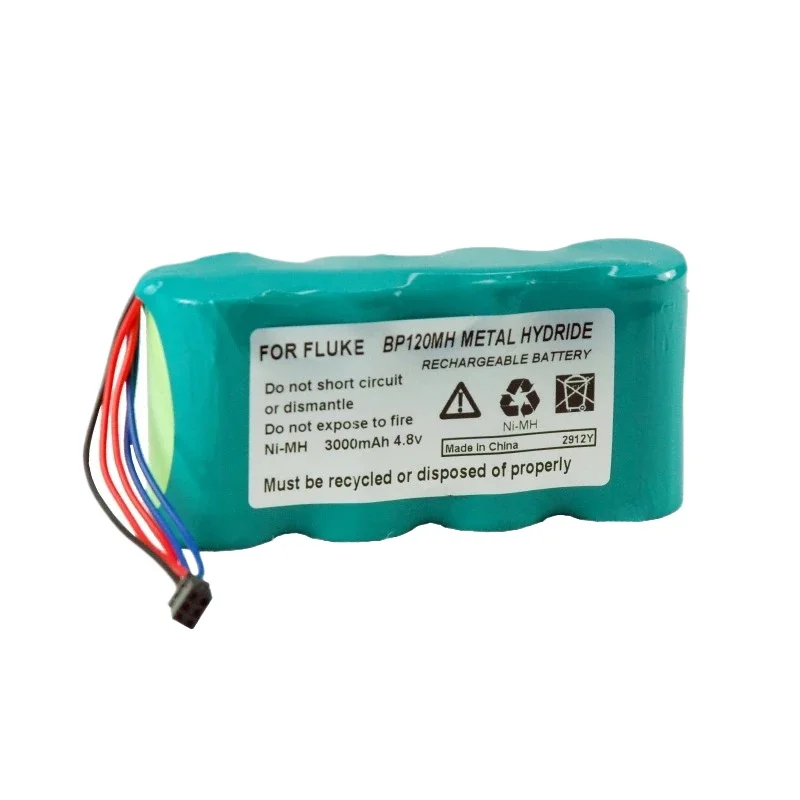 3000mAh For Fluke B11483 Scopemeter 120 43 Power Quality Analyzers for Fluke 43B BP124S BP124 125S 125 B11536 BP120MH Battery