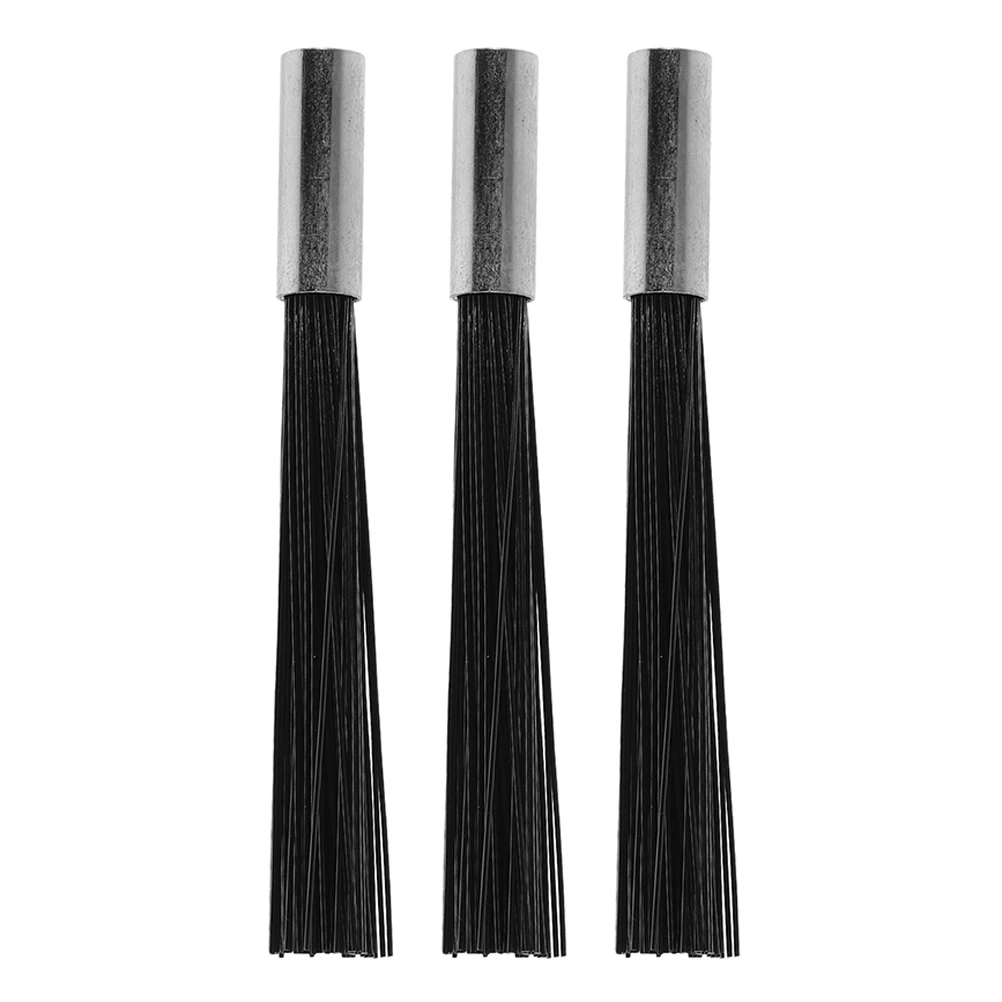 

3pcs Carbon Brush Engine Cleaner Auto Tire Groove Interior Detailing Brush For Rims Detailing Supplies Car Cleaning Tool
