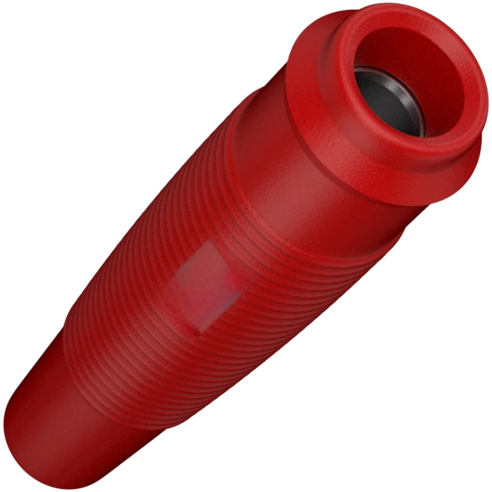 Copper 4mm Female Socket with Nickel Plating PVC Insulation Solder Mount Terminal 1000V 32A Electrical Fitting