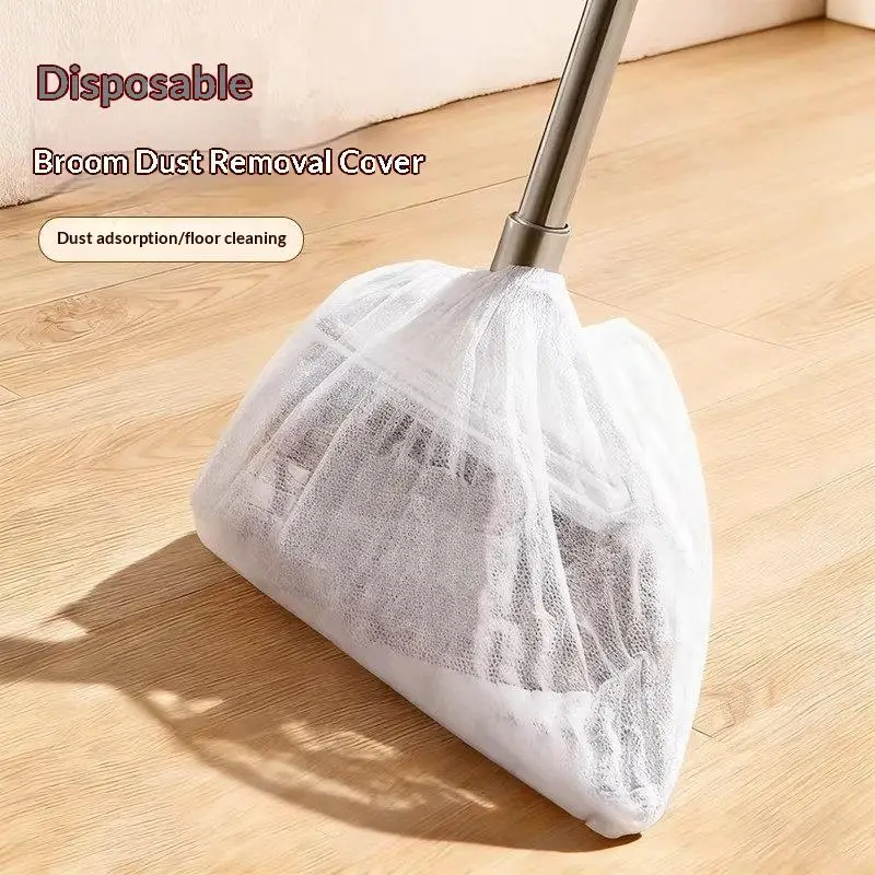 【CC】10/100Pcs Disposable Cover Dust Removal Cover Non-Woven Fabric For Sweeping, Cleaning, Wiping The Floor