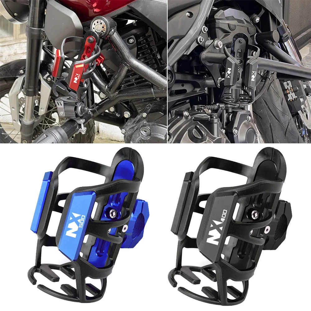

For NX500 NX400 NX 500 NX 400 Motorcycle CNC Accessories Beverage Holder Handlebar Cup Water Bottle Holder Bike Drink Mount