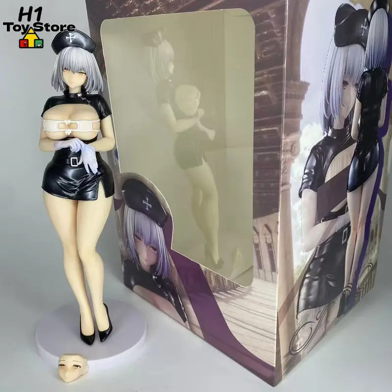 

Shiromi Kuro Anime Figure Standing Pose Elegant Beautiful Girl Collectible Model With Replaceable Face PC Case Desktop Ornament
