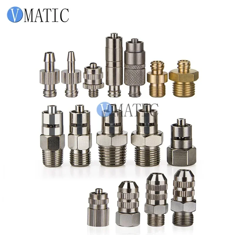 Free Shipping Luer Lock Fast Fitting Dispense Valve Accessories Syringe Needle Static Mixer Connector Adapter