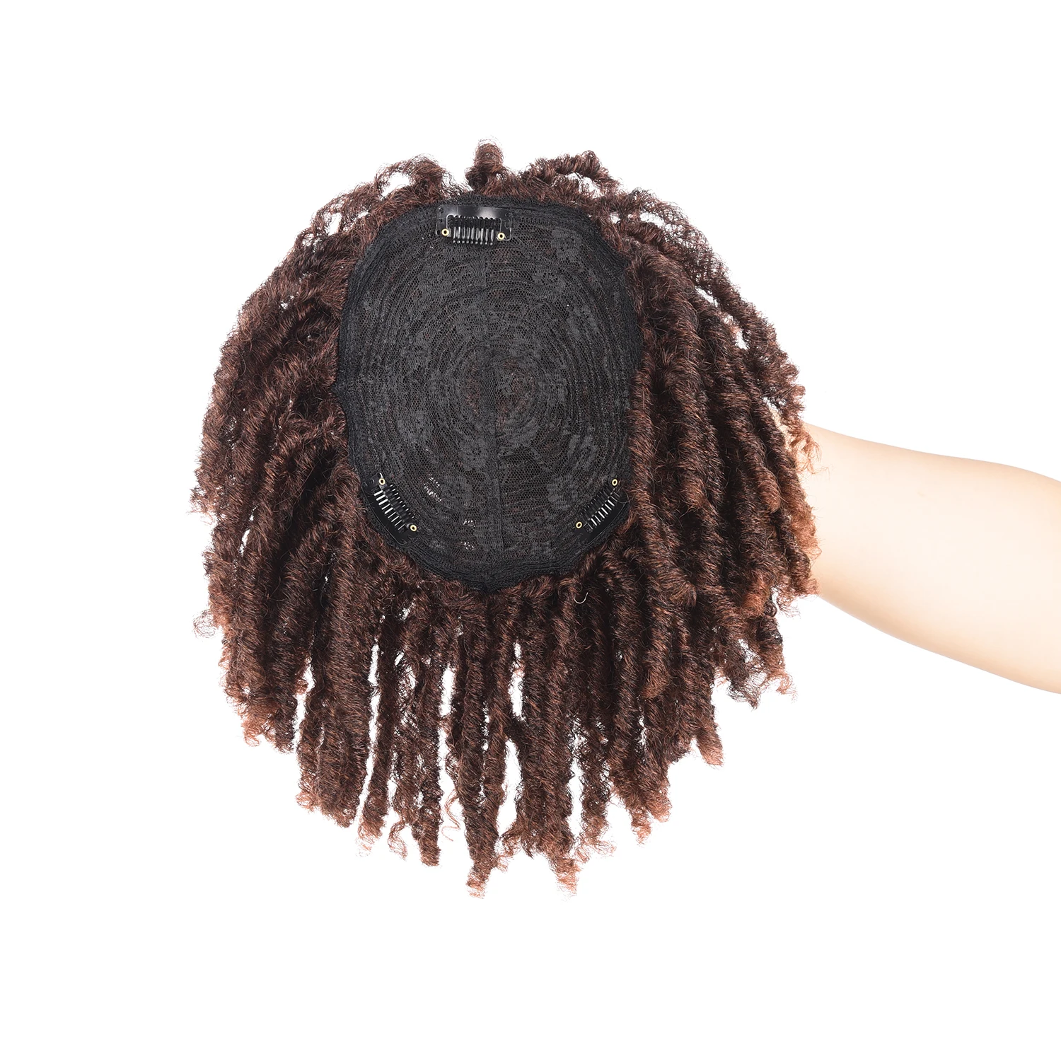 DinDong Synthetische Verschluss Topper Pferdeschwanz Clip In Haar Extensions Pony Schwanz Als Blonde Furcht Loks Perücke Clips Haar Günstige – Detail 17