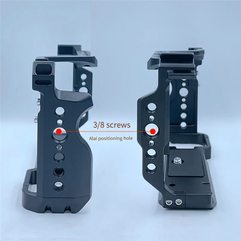 Full Camera Cage Rig Protective Frame For Sony A7C2 A7CR A7CM2 A7CII DSLR Tripod Cold Shoe Mount Easy Install Easy To Use-AU47