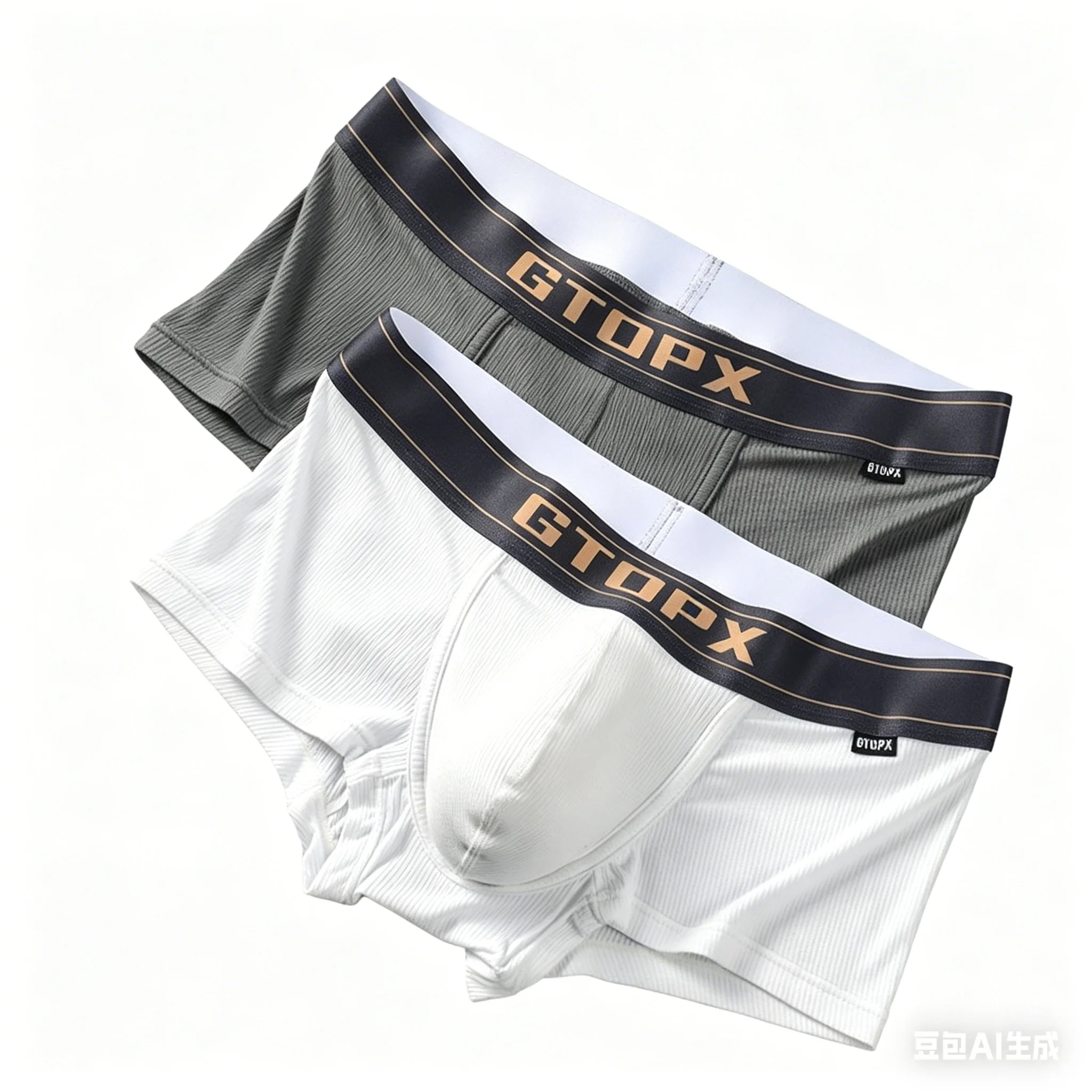 

Low Rise Ribbed Modal Boxer Briefs for Men Thin Summer Breathable Sports Boxy Underwear Single Layer U-Convex Comfortable Trunks
