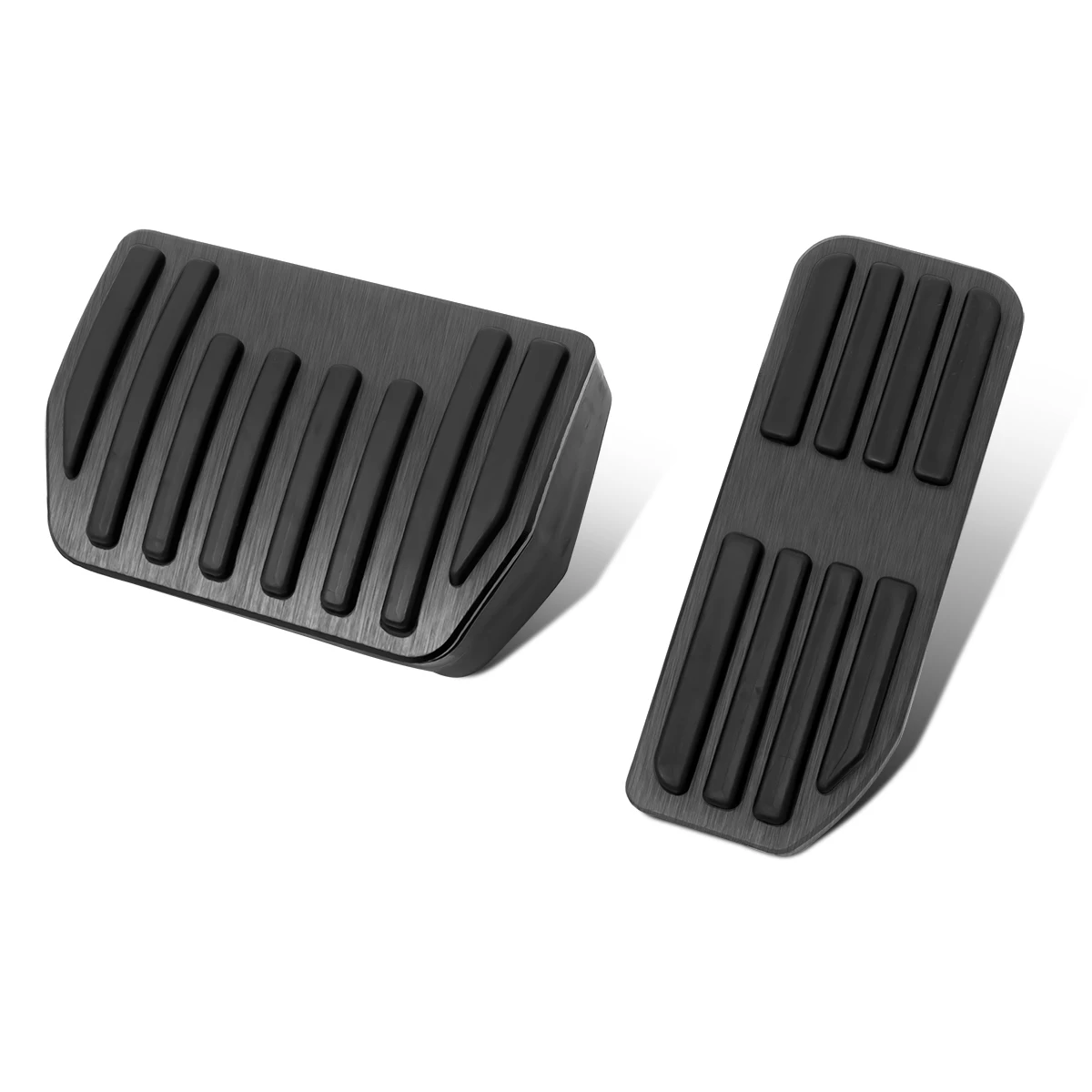 Black Alloy Anti Slip Accelerator Brake Pedal Cover Car Decor Trim For Jaguar F-Pace 2016-2025 XE XF 2016-2024 Accessories