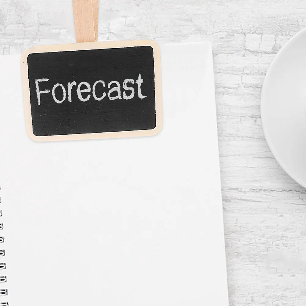 50 قطعة علامات السبورة الخشبية الصغيرة مقاطع مذكرة المجلس للتذكير المطبخ مطعم القائمة المفكرة رسالة العلامة السبورة